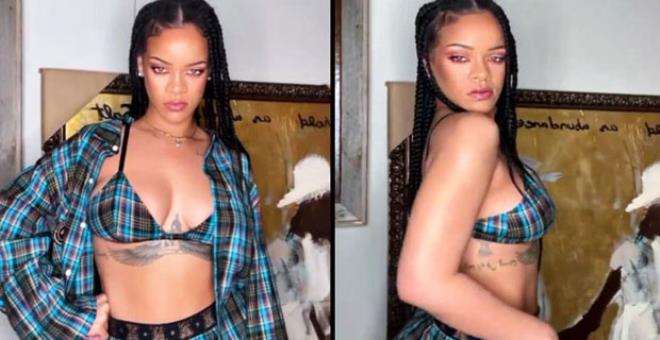 Rihanna yine yaptı yapacağını!