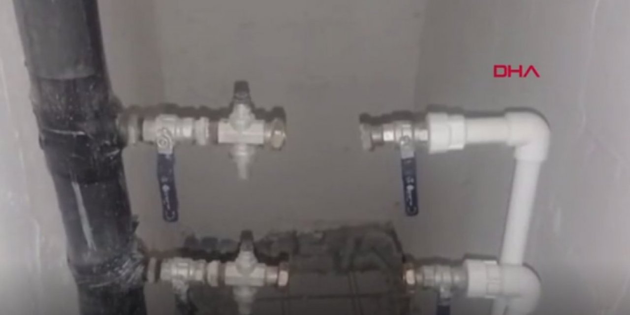 Mardin'de TOKİ evlerinin su sayaçları çalındı