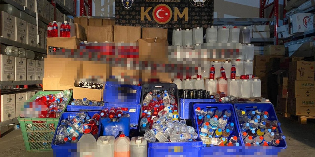 Adana'daki sahte içki baskınında 5 kişi gözaltına alındı