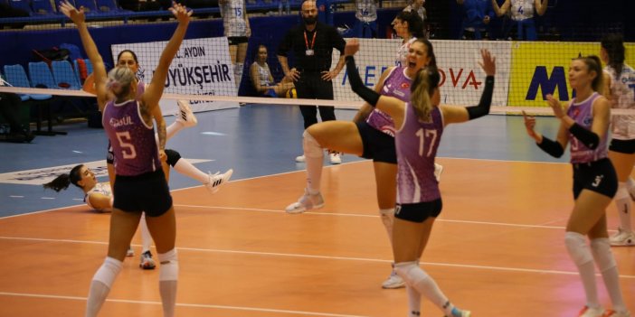 Aydın'ın Sultanları Sahasında Fırtına Gibi Esti