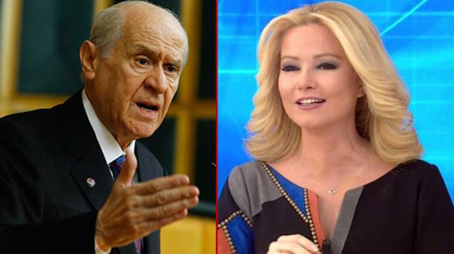 Altın Kelebek'te iki ödül birden alan Müge Anlı'ya Devlet Bahçeli'den tebrik mesajı