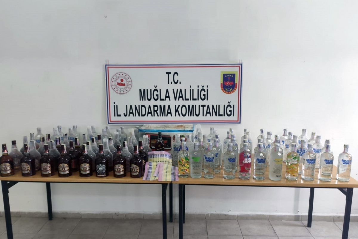 Jandarmadan yeni yıl öncesi kaçak içki operasyonu