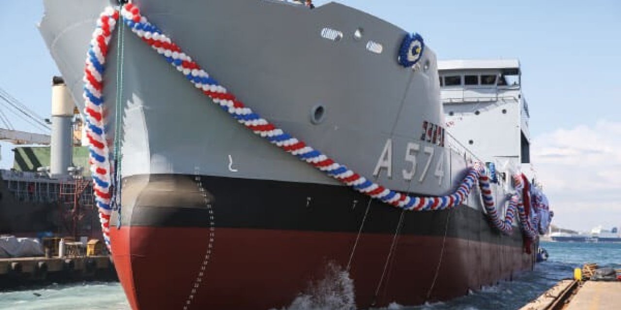 Türkiye'nin ilk lojistik destek gemisi görevde