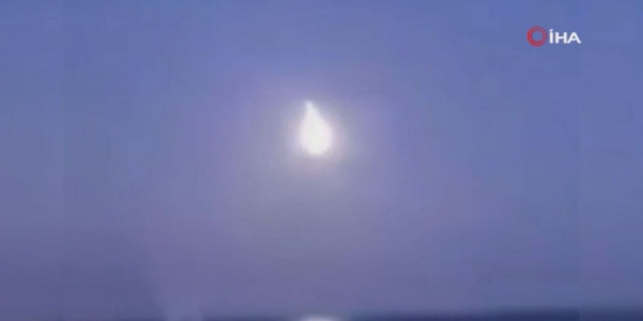 Karadeniz’e düşen göktaşı Soçi'de görüntülendi