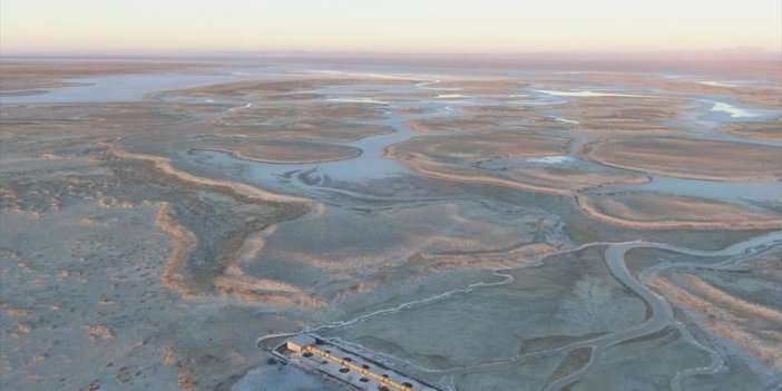 Tuz Gölü Kuraklık Nedeniyle Küçülüyor