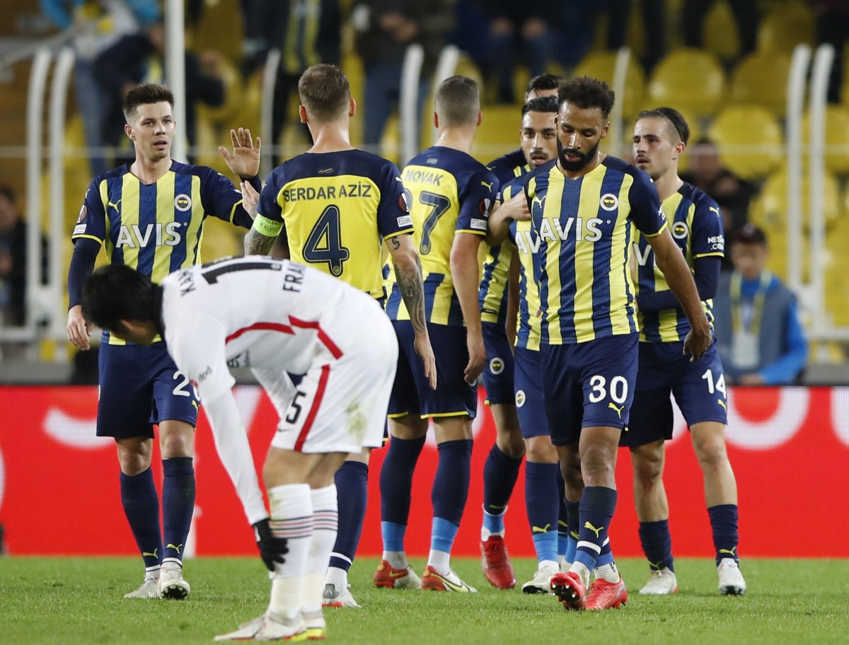 Fenerbahçe, Frankfurt ile 1-1 berabere kaldı