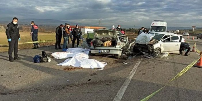 Katliam Gibi Kaza: 6 Ölü, 3 Yaralı