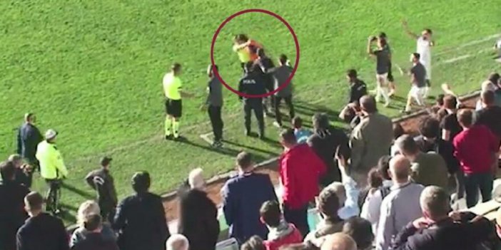 Kırmızı Gösteren Hakeme Kafa Attı!