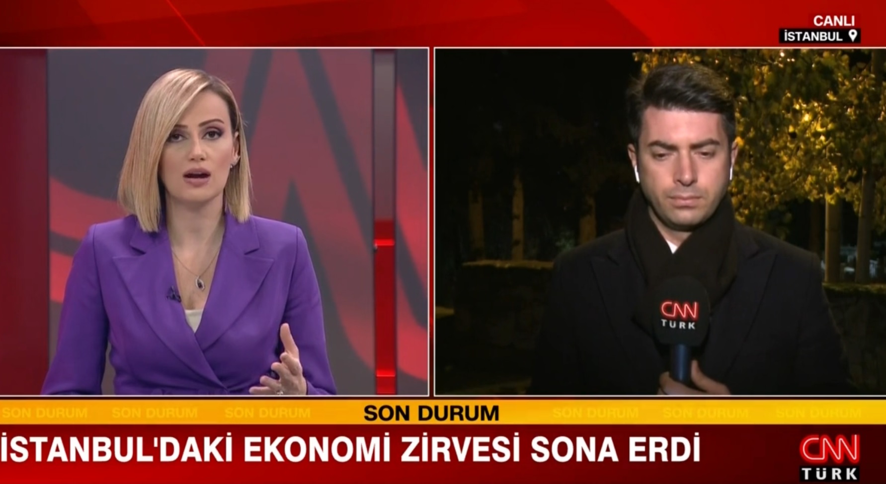 CNN Türk muhabiri canlı yayında Merkez Bankası'nın faiz kararını ağzından kaçırdı