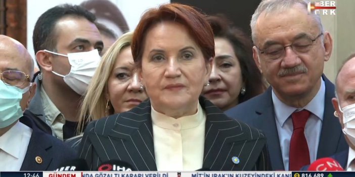 Akşener: Türkiye devlet krizi yaşıyor