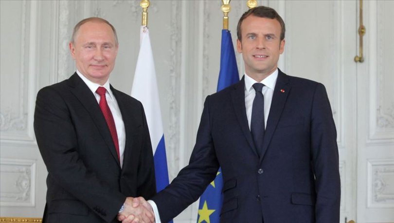 Rusya Devlet Başkanı Putin, Fransa Cumhurbaşkanı Macron ile telefonda görüştü