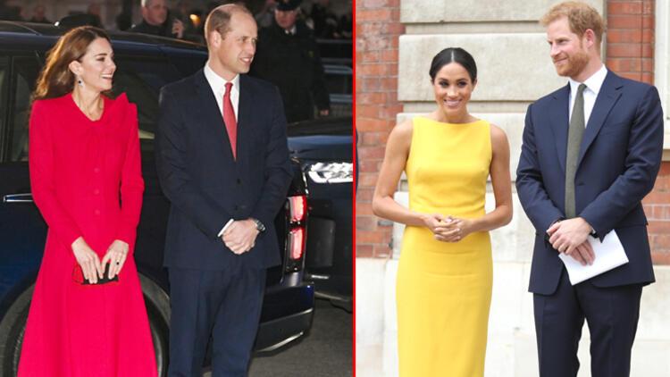 Harry ile Meghan "Tahtı" William ile Kate'in elinden aldı