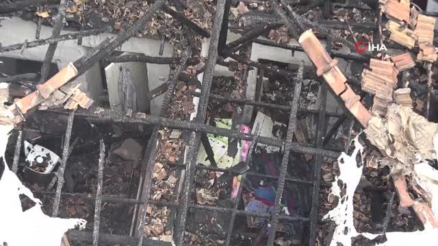 Yangında evleri küle dönen aile yardım bekliyor