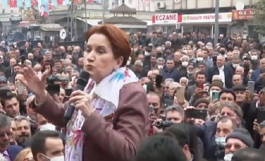 Akşener: Eskiden ekmek aslanın midesindeydi, şimdi aslan da aç'