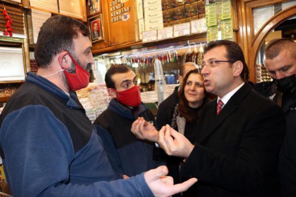 Esnafın PKK sorusu İmamoğlu'nu çıldırttı: Senin beynin tutulmuş