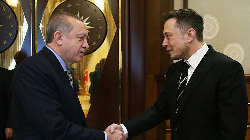 Görüntüler yayınlandı! Cumhurbaşkanı Erdoğan'la görüşen Elon Musk'tan dikkat çeken Türkiye sözleri
