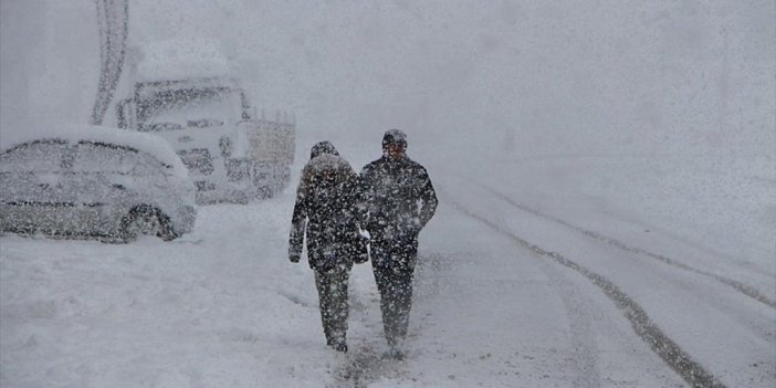 2 İlde, 25 İlçede Okullara Kar Tatili