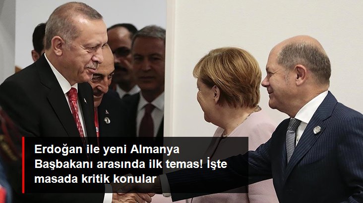 Cumhurbaşkanı Erdoğan, yeni Almanya Başbakanı Scholz ile görüştü