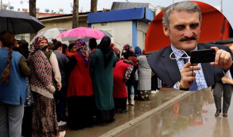 AKP'li Çamlı'dan tepki çeken 'Halk Ekmek' kuyruğu sözleri: 'Fotoğraf çekmek için oluşturuluyor'