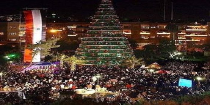 Şam'da Noel Coşkuyla Kutlandı