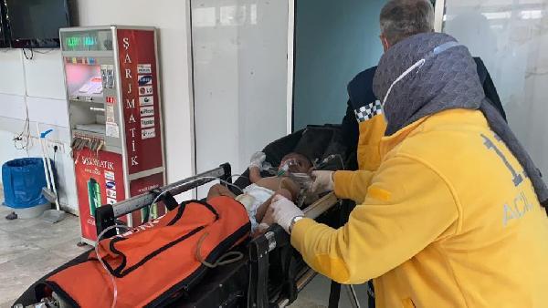 Annenin evde bıraktığı bebeği yangından komşusu kurtardı