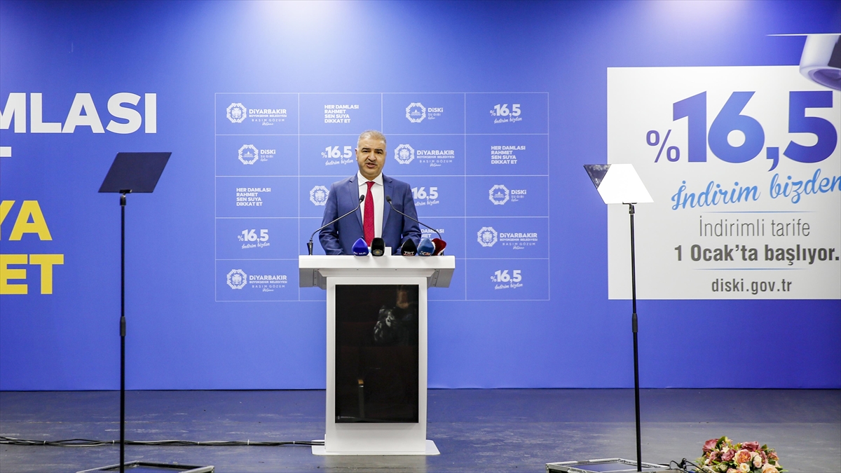 Diyarbakır'da Suya Yüzde 16,5 İndirim Yapıldı