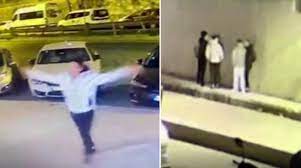 Amerikalı turisti sokak ortasında bıçaklayan saldırgan olay sonrası dans etti