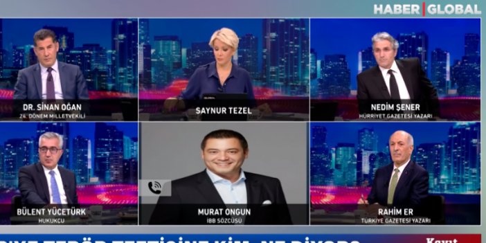 İBB Sözcüsü Ongun ile Nedim Şener Canlı Yayında Kapıştı