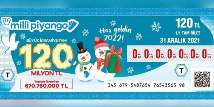 Milli Piyango Yılbaşı Çekilişi Sıralı Tam Liste