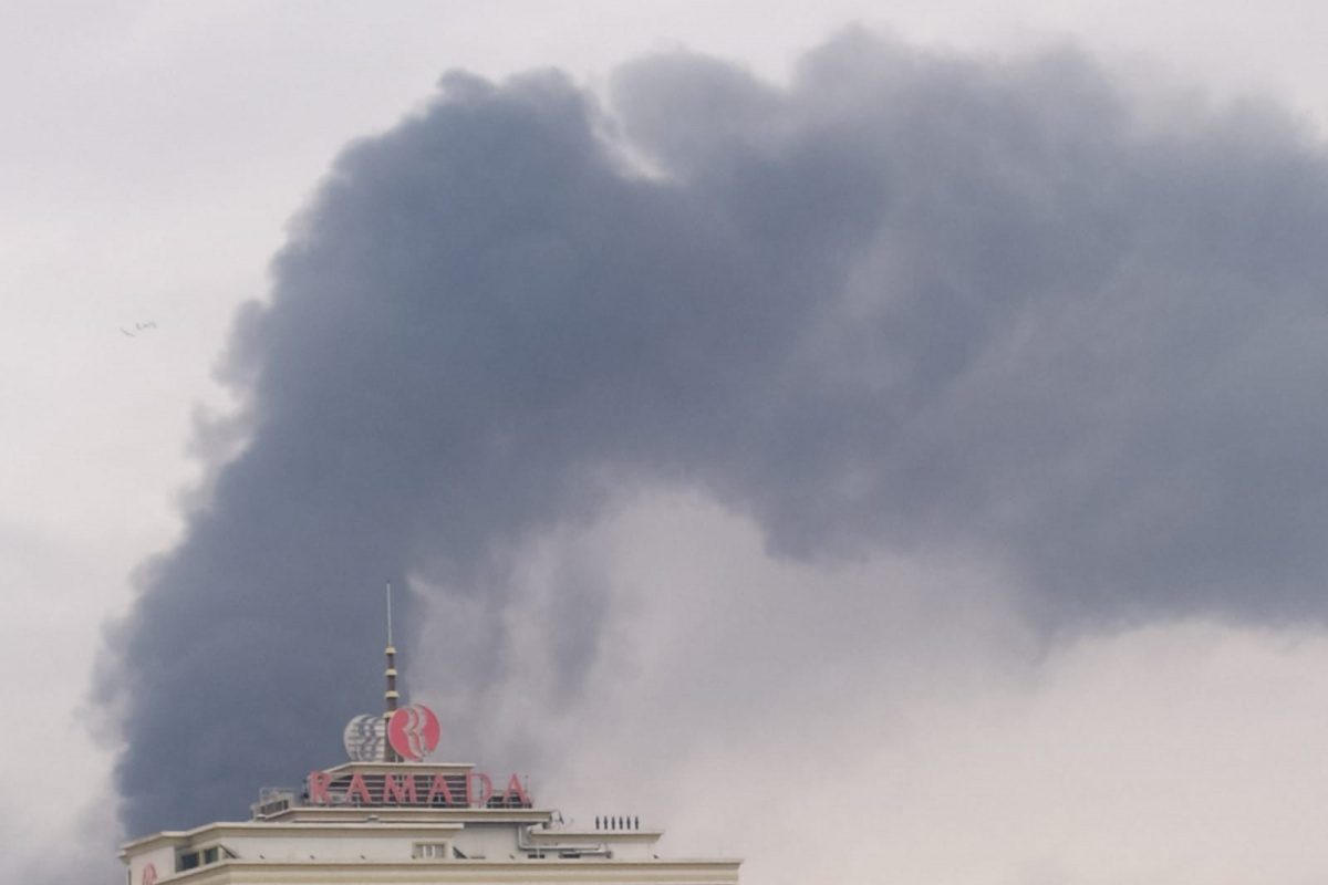 Elazığ stadyumunda yangın