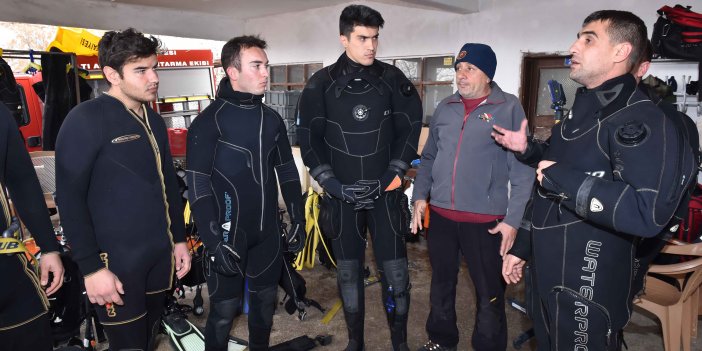 ANKARA İTFAİYESİ YENİ DALGIÇLAR YETİŞTİRİYOR