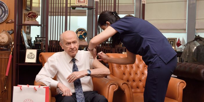 Bahçeli, Turkovac aşısı oldu