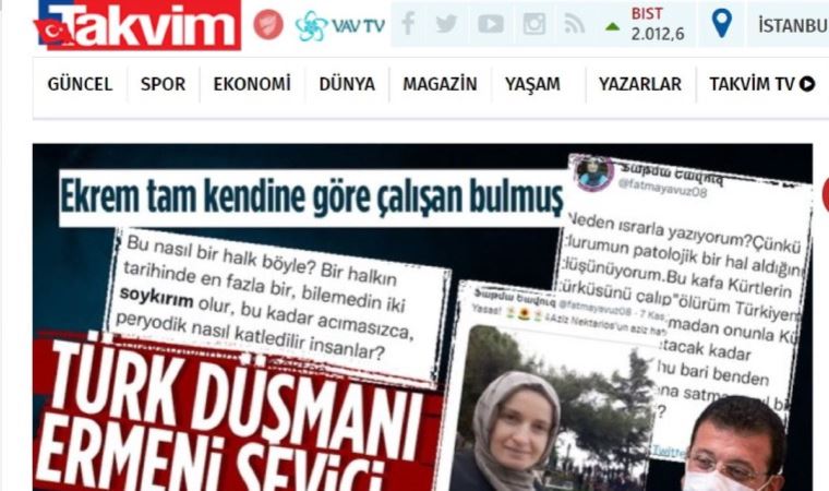 Yandaş Takvim'in hedef gösterdiği İBB çalışanı Fatma Yavuz: Bu bir "güvercin tedirginliği"