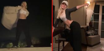 Aleyna önce çatıya çıktı, sonra odada twerk yaptı