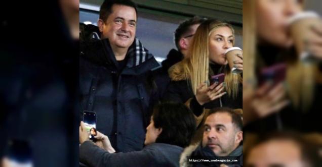 Acun Ilıcalı, maçı sevgilisi ve Şeyma Subaşı'nın kardeşi ile birlikte izledi