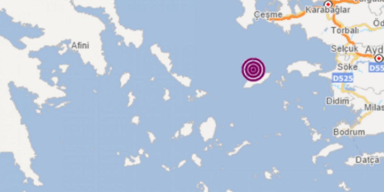 İzmir açıklarında 4.3 büyüklüğünde deprem meydana geldi