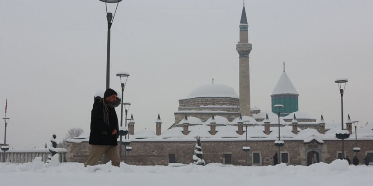 Konyada eğitime kar engeli
