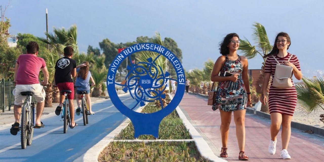 AYDIN BÜYÜKŞEHİR BELEDİYESİ’NDEN BİSİKLET VE YÜRÜYÜŞ YOLU