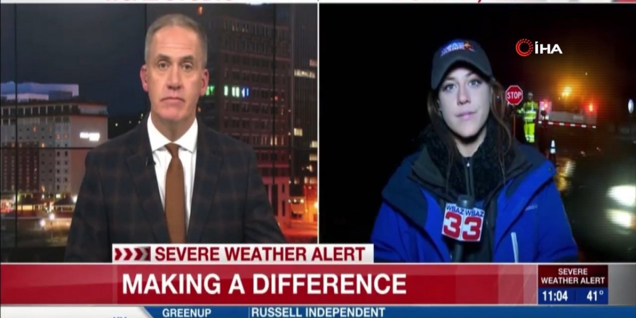 ABD'de muhabire canlı yayında araba çarptı