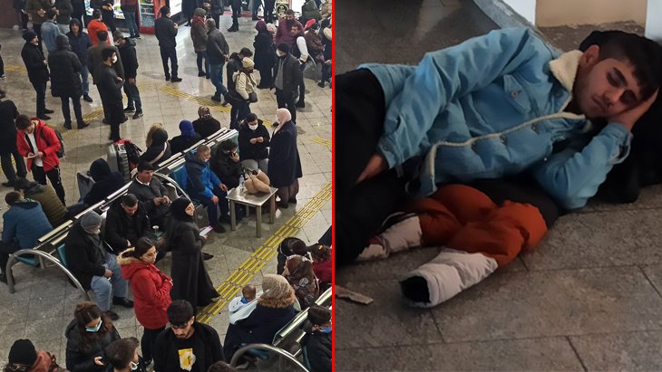 Yolcu otobüslerin terminallerden çıkışına izin verilmiyor!