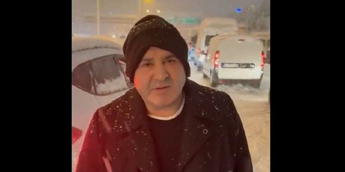 Yolda kalan Şafak Sezer: 21 saattir eve gidemiyorum