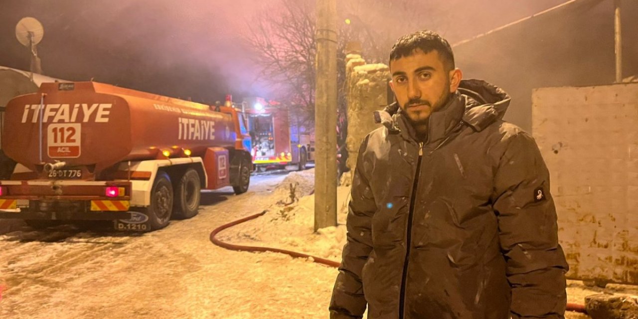 Eskişehir'de saatlerce süren yangın 80'e yakın hayvanı telef etti