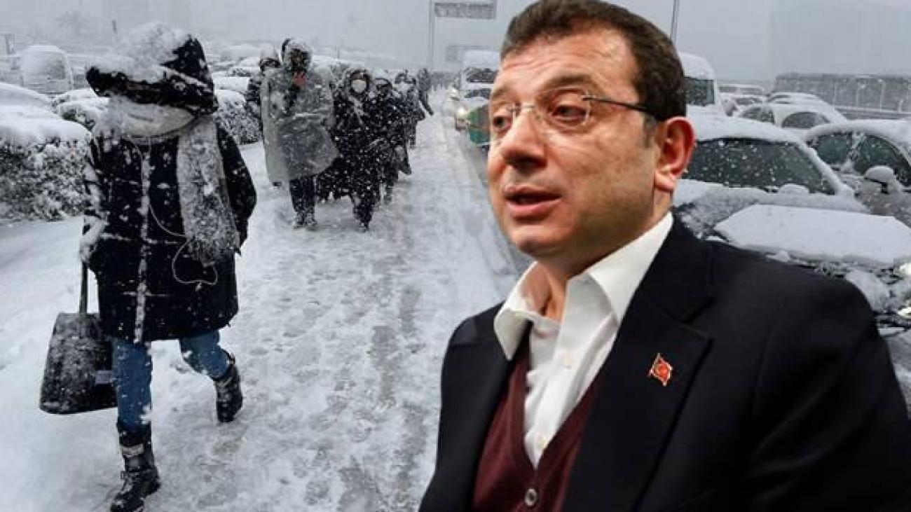 Kar yağışı sonrası ilk anket açıklandı! İBB yönetimine güven azaldı mı?