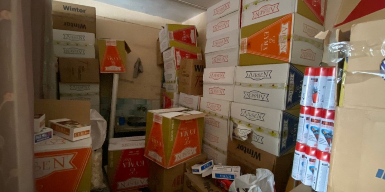 Adana’da 1 milyon 580 bin kaçak makaron ele geçirildi