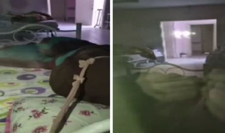 KKTC'de bir bakımevinde çekilen görüntüler infial yarattı