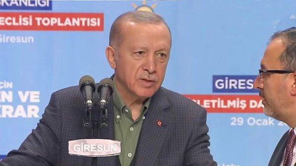 Erdoğan, Giresun'da salonu beğenmedi: 'Bu olmaz!'