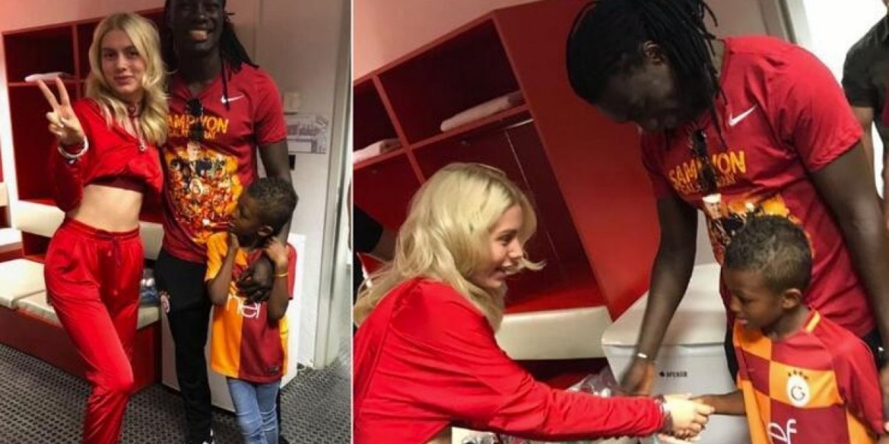 Aleyna Tilki'den Gomis mesajı