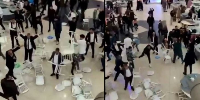 Düğün savaş alanına döndü