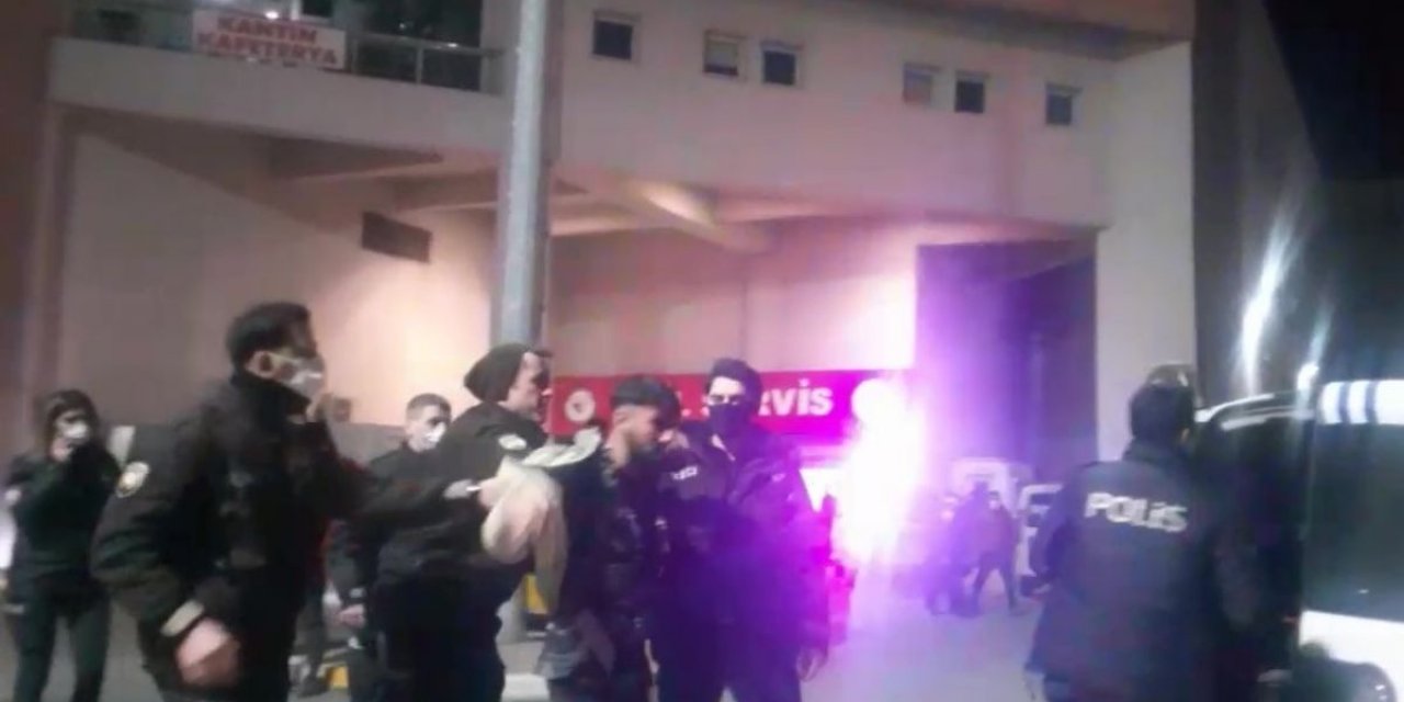 Kocaeli'de alkollü şahıslar hastanede kavga çıkardı