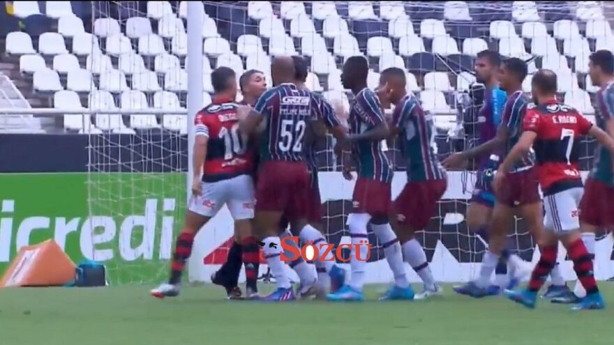 Felipe Melo ve Diego Ribas birbirine girdi